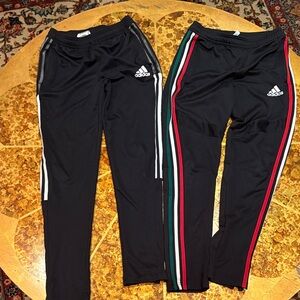 Adidas Kids Black Track Pants Pack of 2